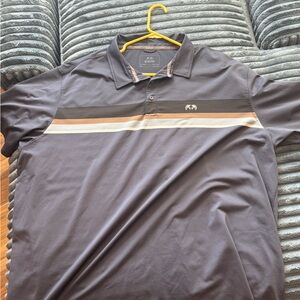 KUIU Men's Polo Shirt in Black and Tan